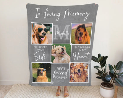 Custom Pet Photo Blanket: Personalized Memorial Gift