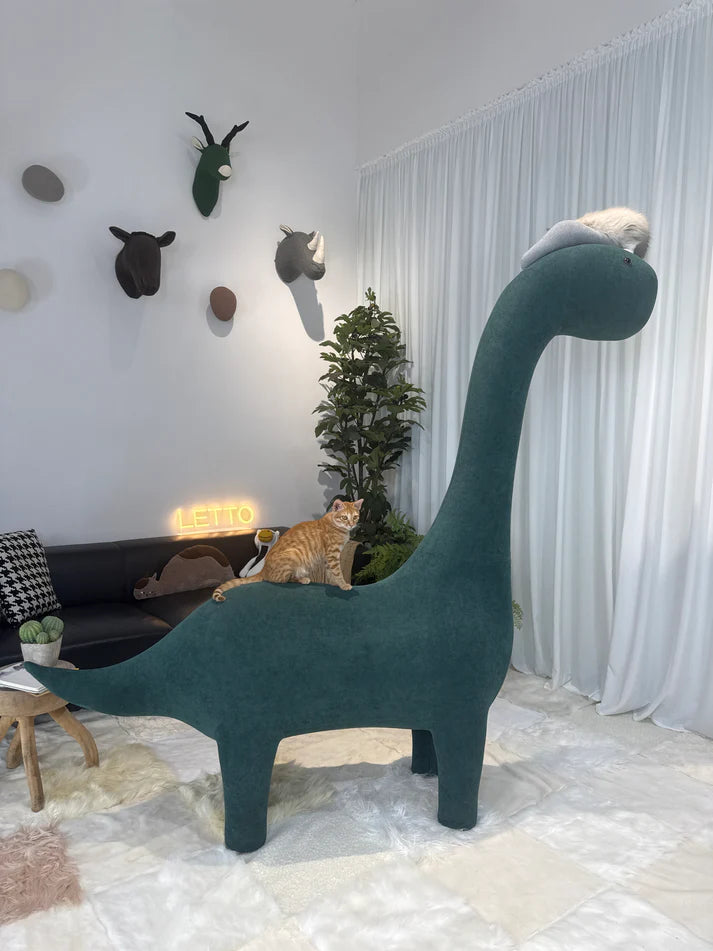 2 Meters Giant Dinosaur Pet Friendly Furniture-Classic Dino Cat Tree