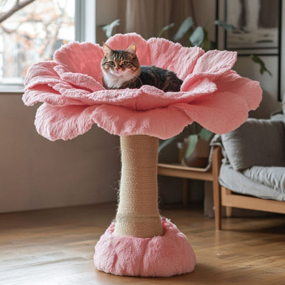 These Flower Shaped Cat Trees Will Make Your Home Bloom with Feline Fun