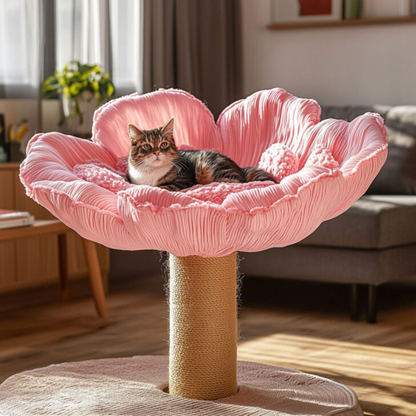 These Flower Shaped Cat Trees Will Make Your Home Bloom with Feline Fun
